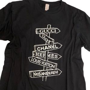 Couture Designer Graphic Tee | Medium | Crew Neck | Short Sleeve